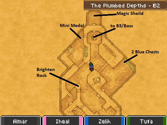 The Plumbed Depths B2 Map